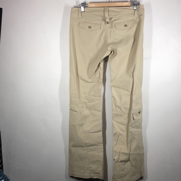 Athleta Dipper tan nylon outdoor pants size 8 Tall - Picture 6 of 11